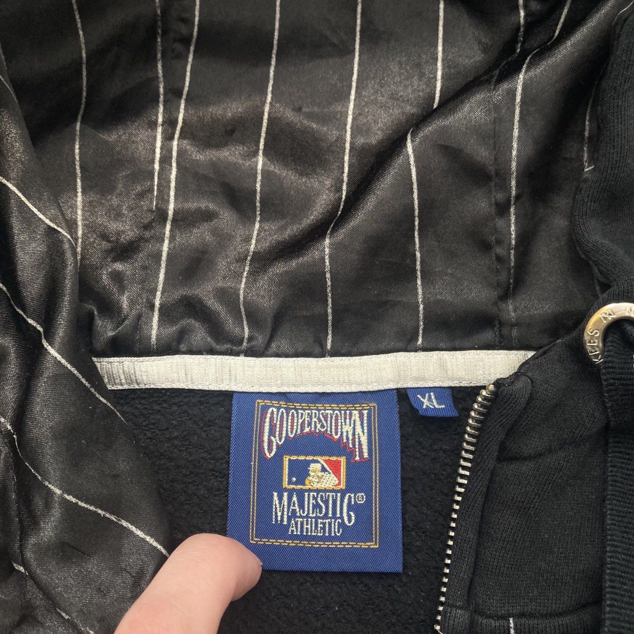 Cooperstown Collection × Vintage VINTAGE NEW YORK YANKEES COOPERSTOWN MLB HOODIE Size US XL / EU 56 / 4 - 2 Thumbnail