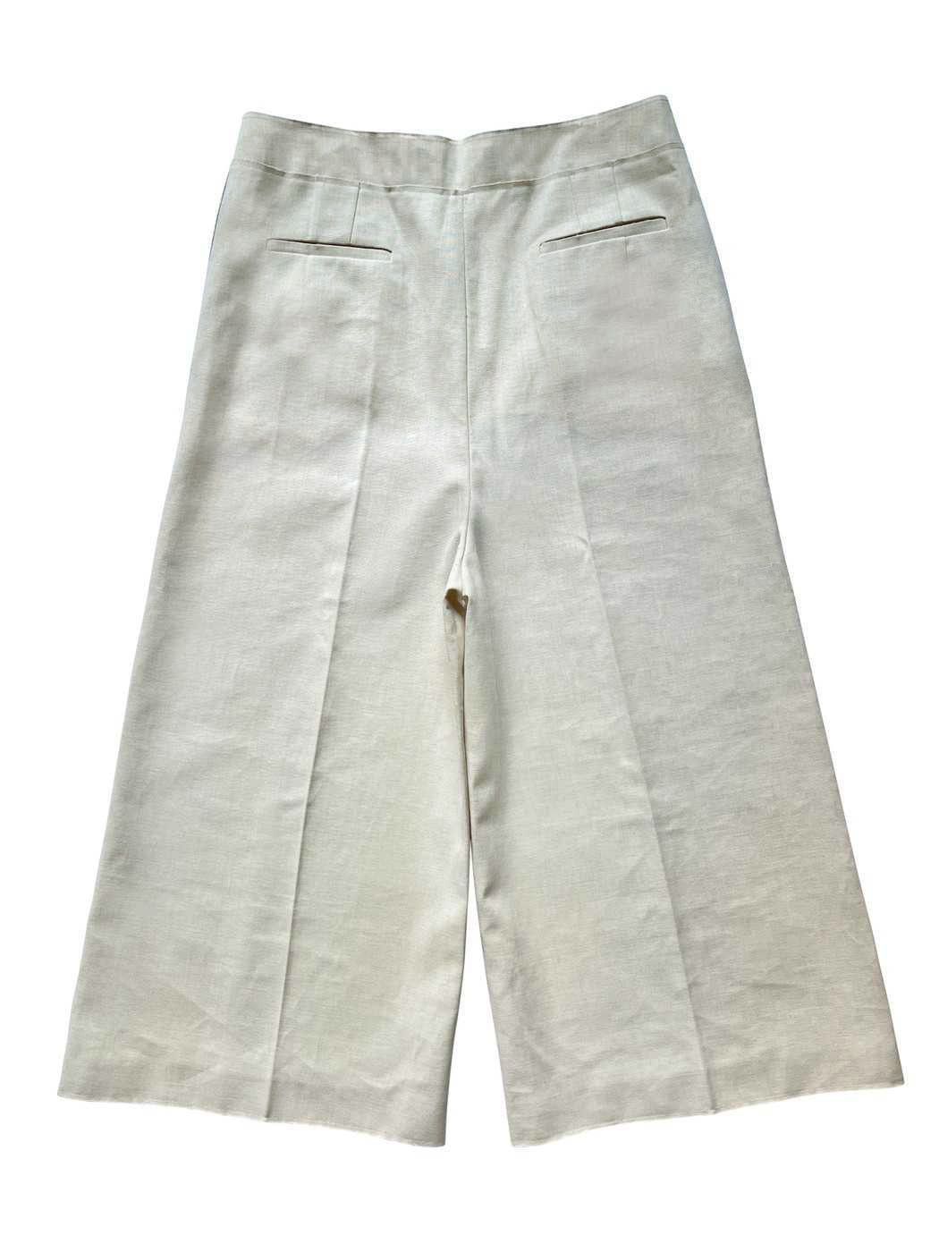 Marni ⚡️QUICK SALE⚡️Marni Stone White Wide-leg Pants Trousers Size 30" / US 8 / IT 44 - 2 Thumbnail