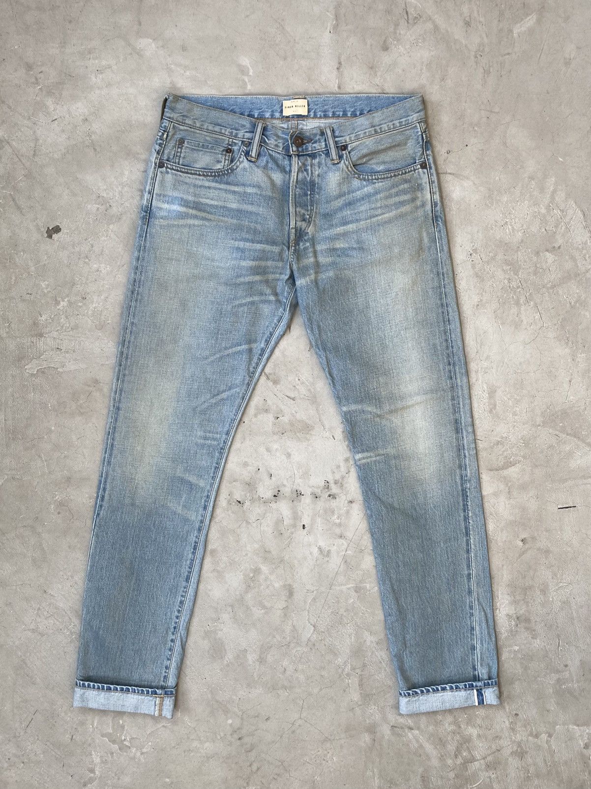 Simon Miller Simon Miller Sandy Light Washed Selvedge Denim Size 33" - 1 Thumbnail