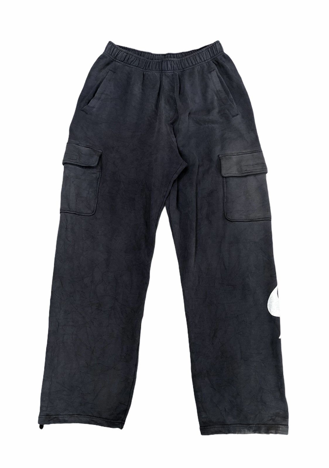 Nike × Vintage Vintage Nike Air Swoosh Logo Cargo Sweatpants Size US 30 / EU 46 - 4 Thumbnail