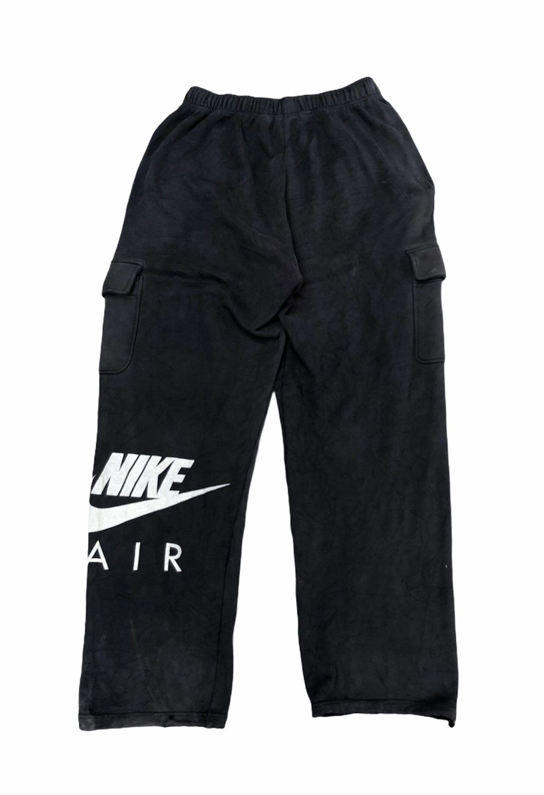 Nike × Vintage Vintage Nike Air Swoosh Logo Cargo Sweatpants Size US 30 / EU 46 - 2 Thumbnail
