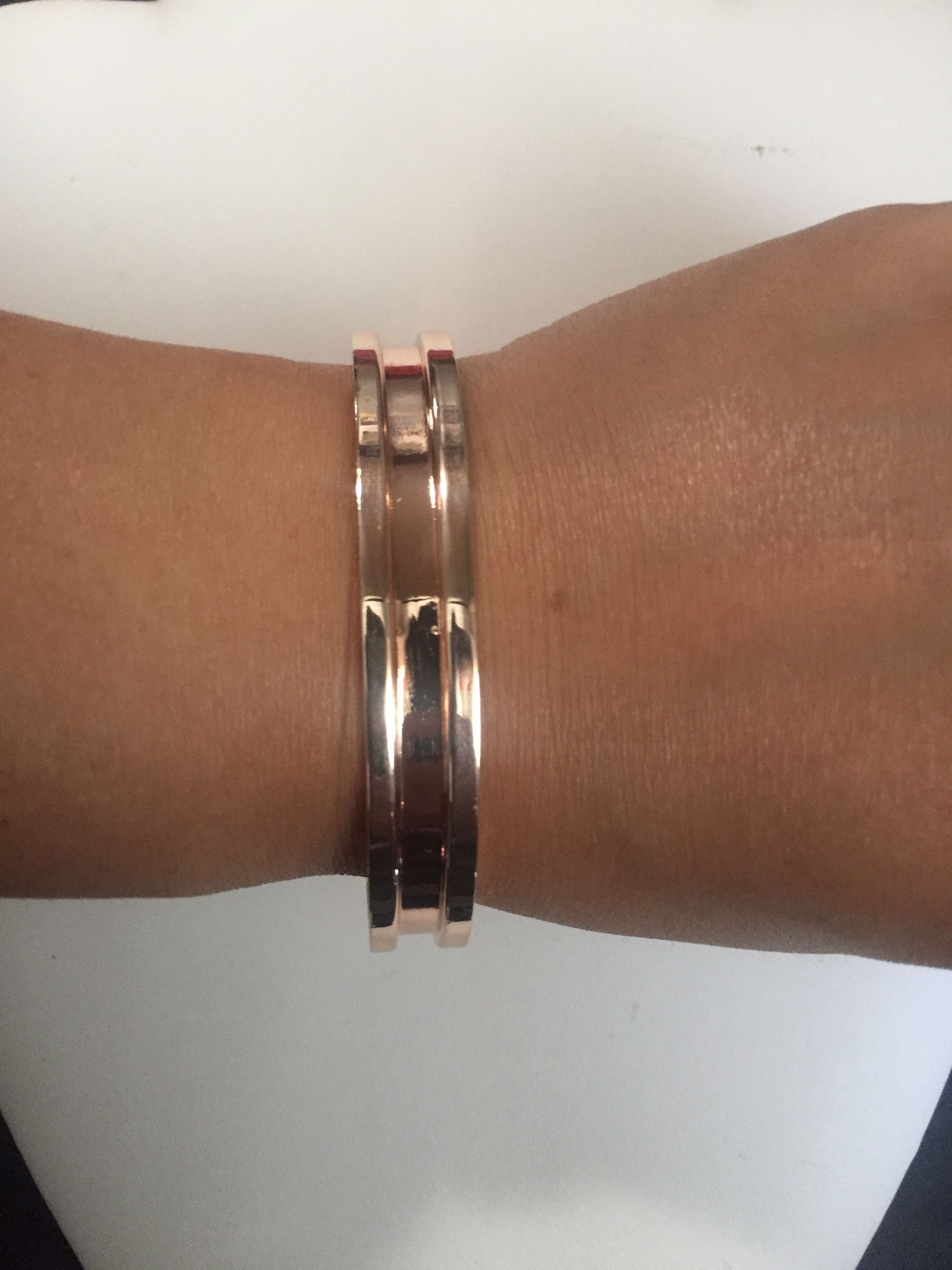 Other Rose Gold Open Back Bangle Bracelet Size ONE SIZE - 3 Thumbnail
