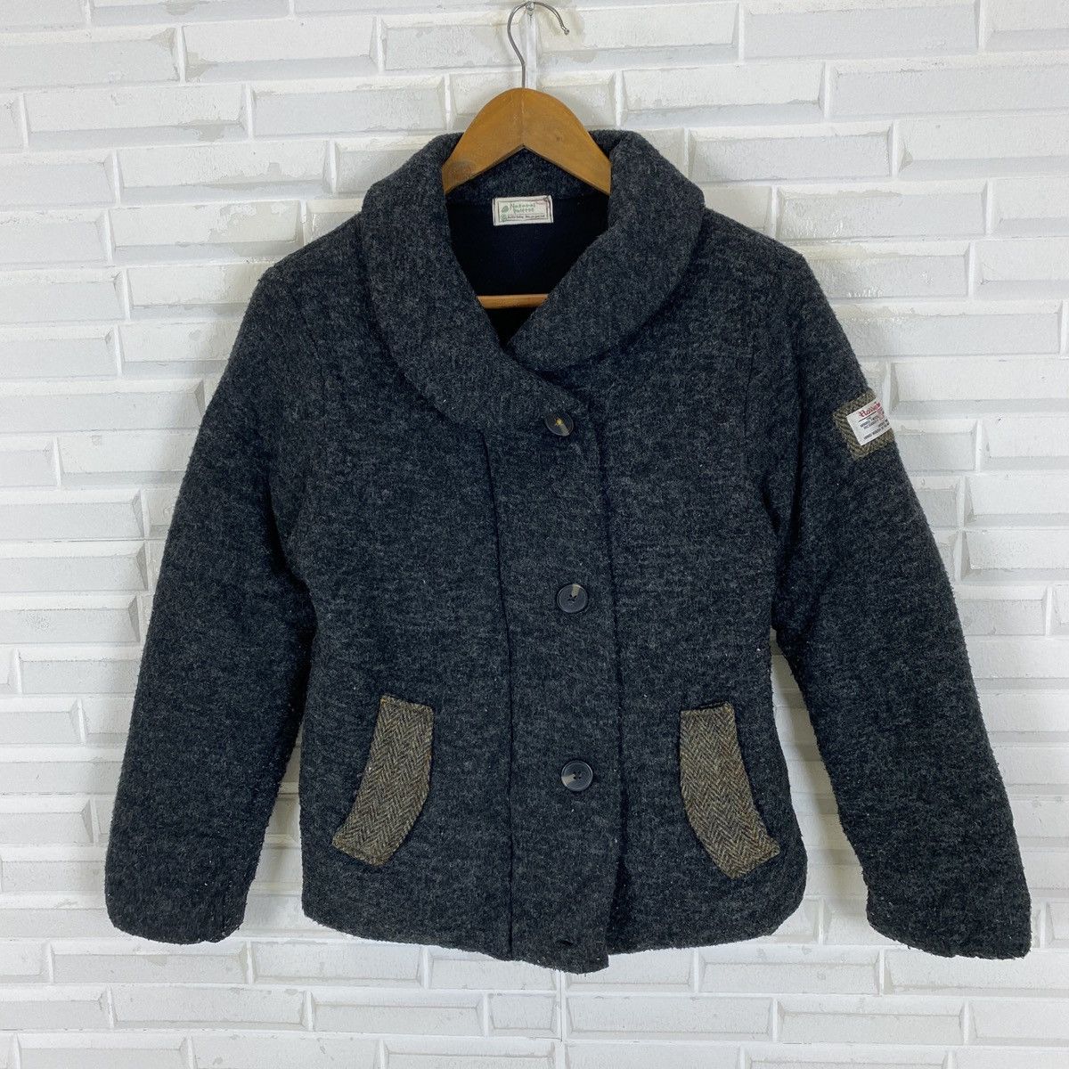 Harris Tweed Harris Tweed Natural Palette Wool Down Jacket Size M / US 6-8 / IT 42-44 - 2 Thumbnail