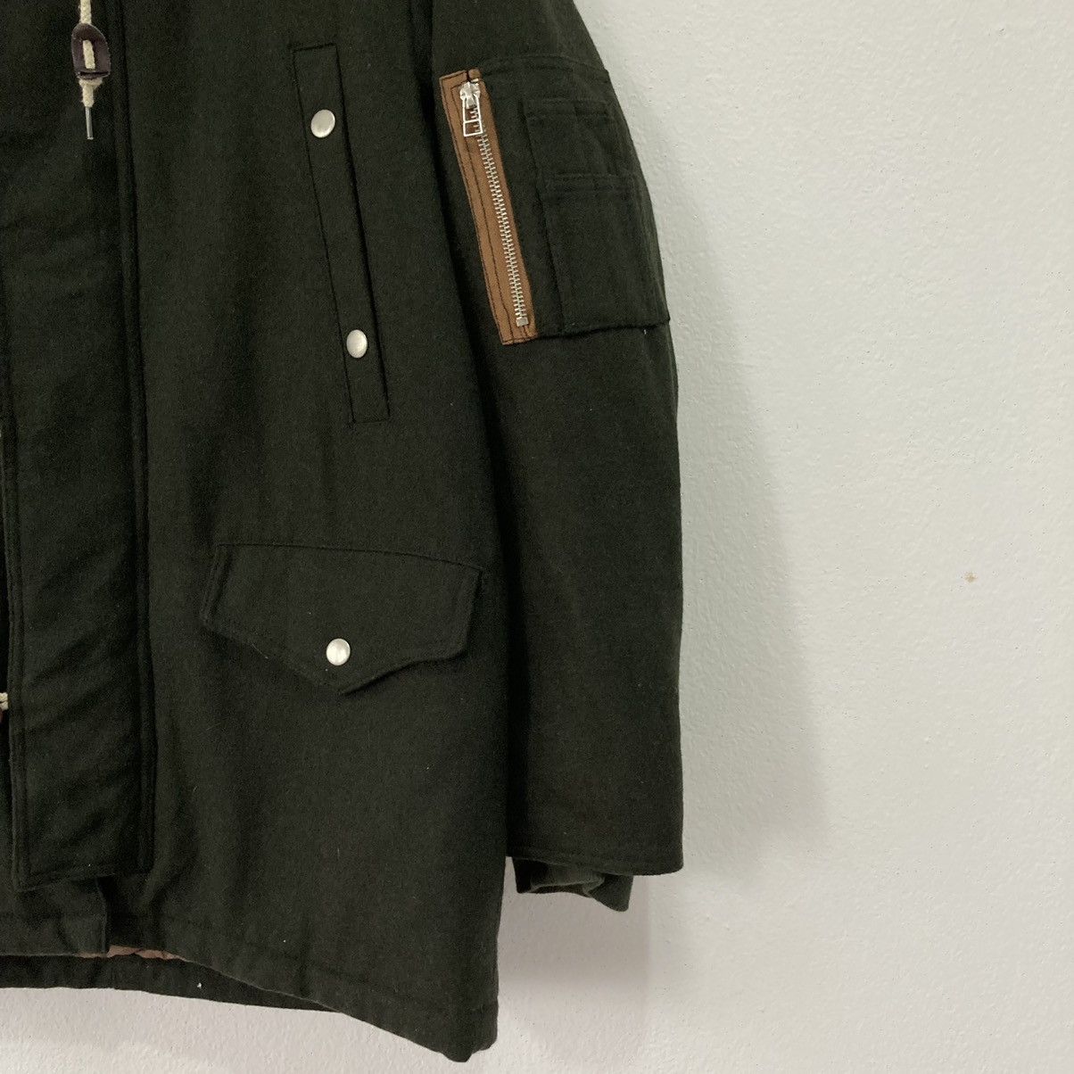 Japanese Brand Jun Men 1958 MultiPocket Tactical Wool Jacket Size US M / EU 48-50 / 2 - 4 Thumbnail