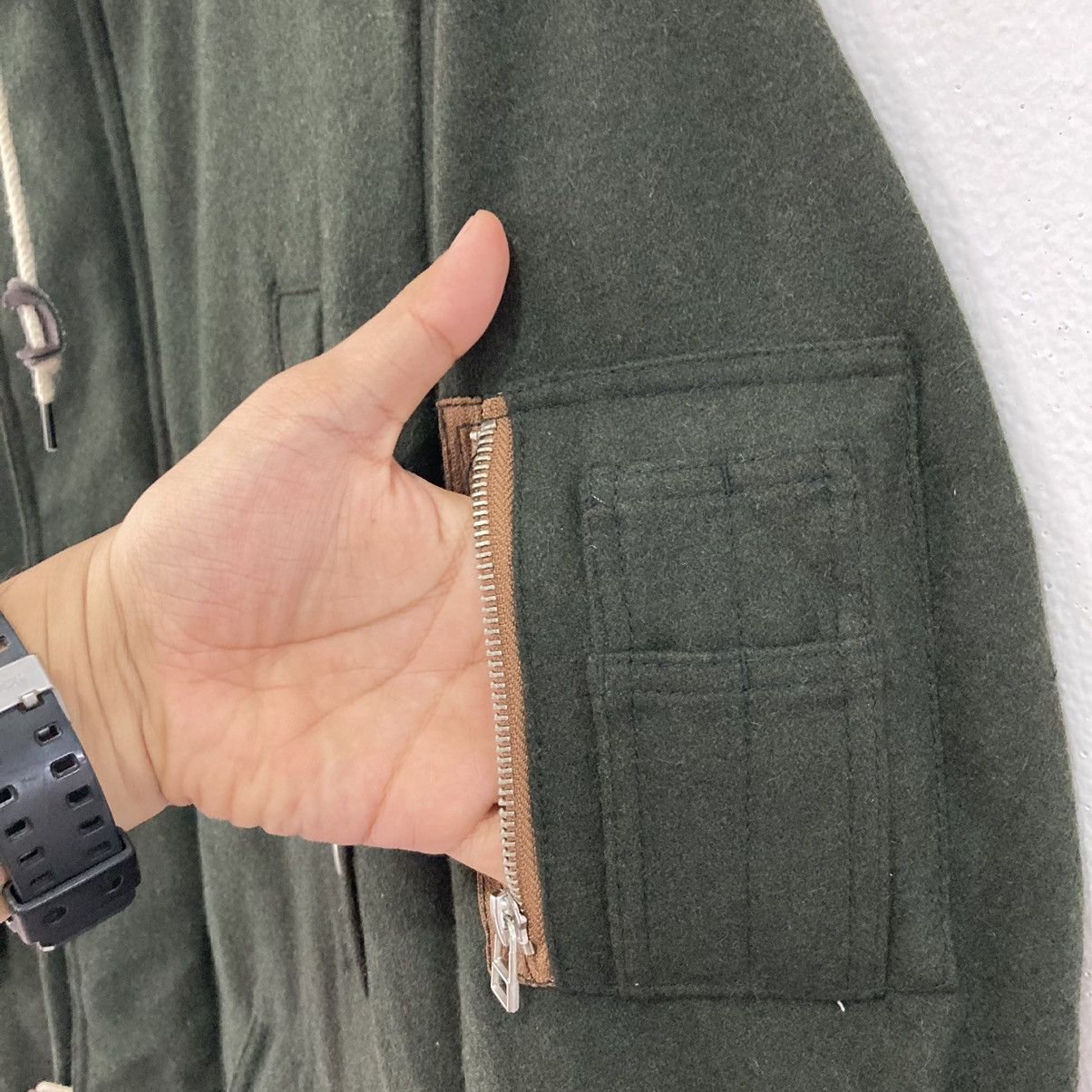 Japanese Brand Jun Men 1958 MultiPocket Tactical Wool Jacket Size US M / EU 48-50 / 2 - 11 Thumbnail
