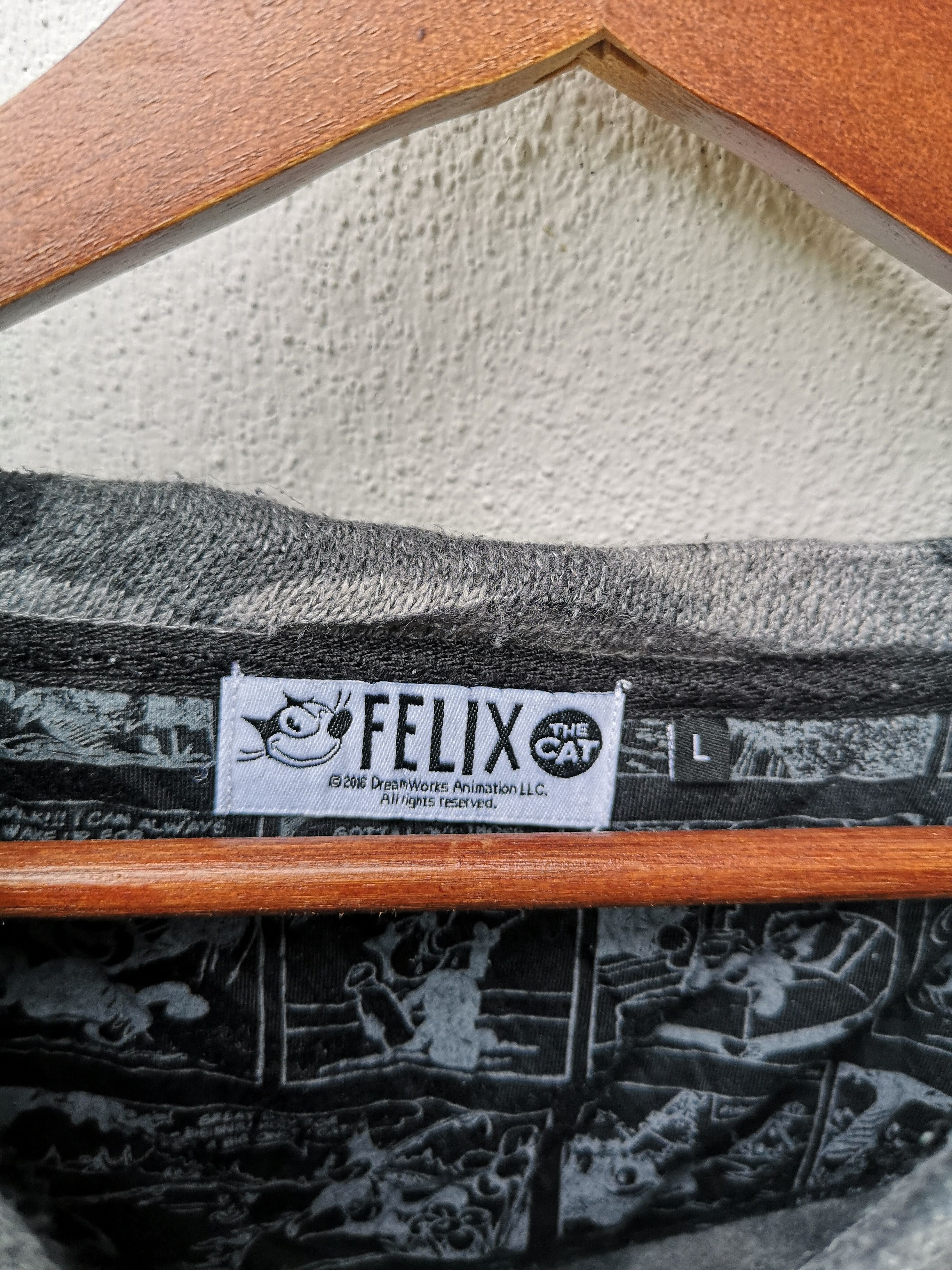 Cartoon Network Felix The Cat Camo Sweatshirt Pull over Size US L / EU 52-54 / 3 - 4 Thumbnail