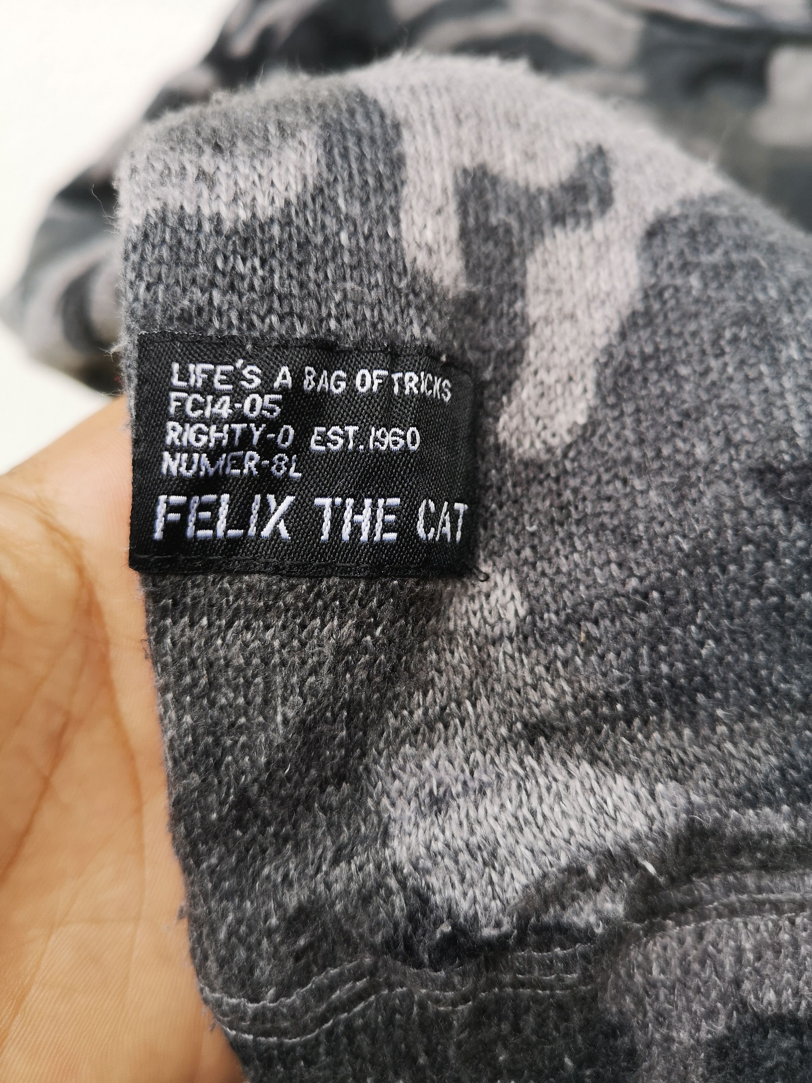 Cartoon Network Felix The Cat Camo Sweatshirt Pull over Size US L / EU 52-54 / 3 - 3 Thumbnail