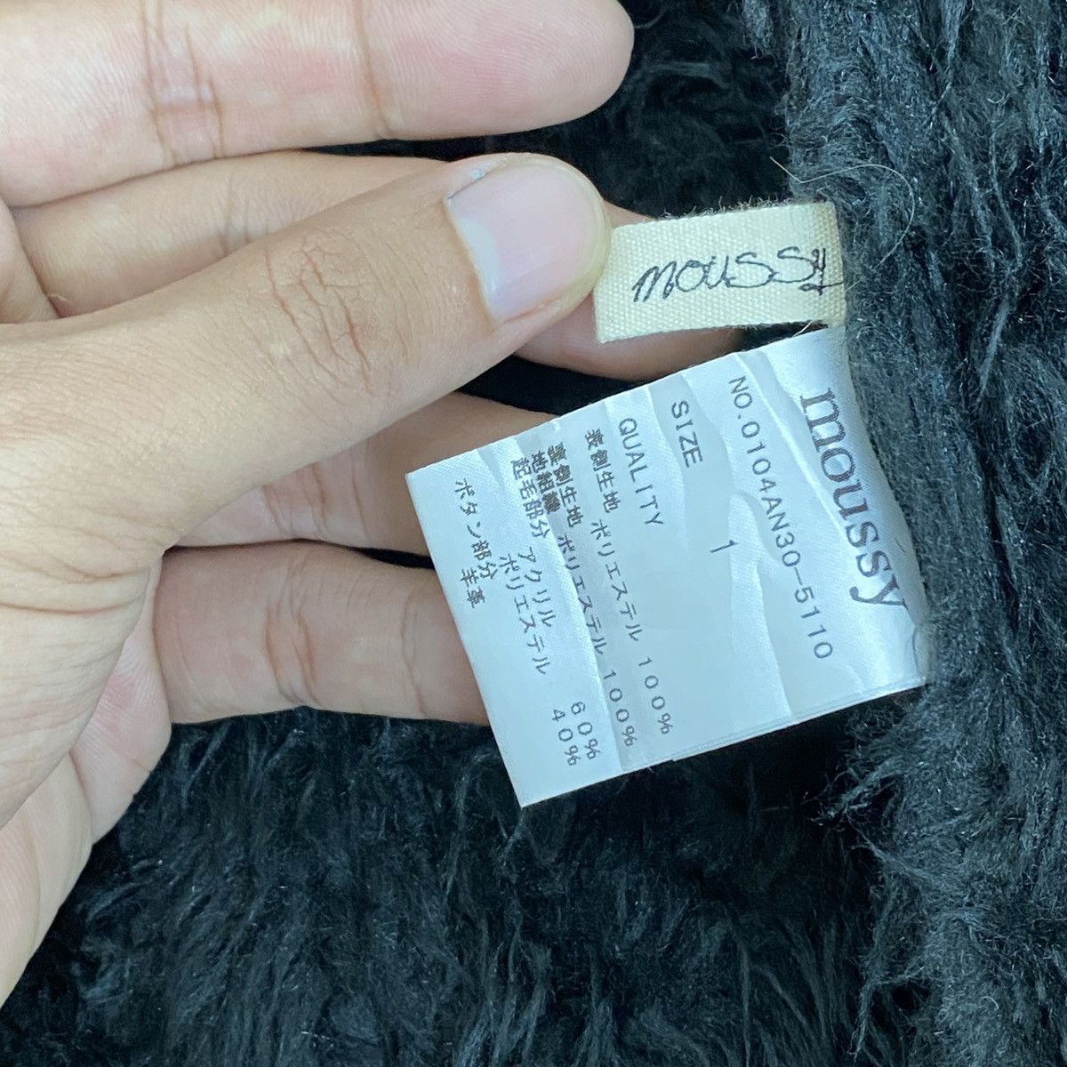 MOUSSY Moussy Fux Fur Double Breasted Leather Jacket Size ONE SIZE - 14 Thumbnail