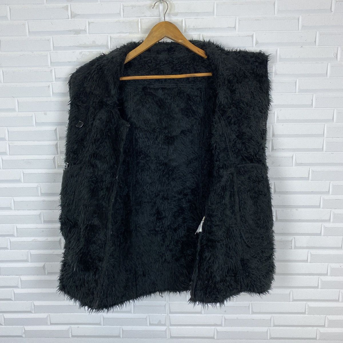 MOUSSY Moussy Fux Fur Double Breasted Leather Jacket Size ONE SIZE - 13 Thumbnail