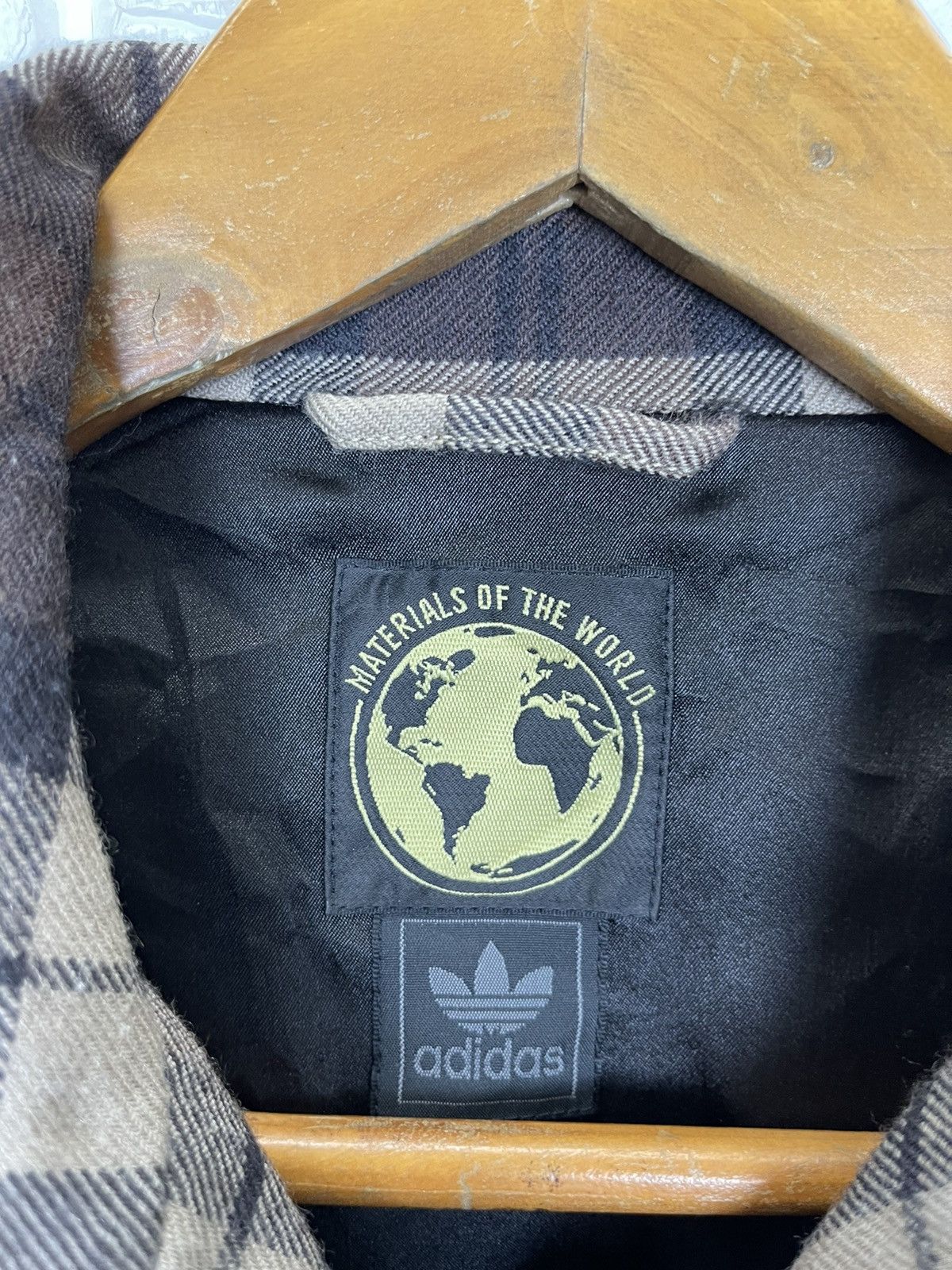Adidas 🚀RARE ADIDAS Trefoil Tartan Flannel Style Zipped Size US S / EU 44-46 / 1 - 5 Thumbnail