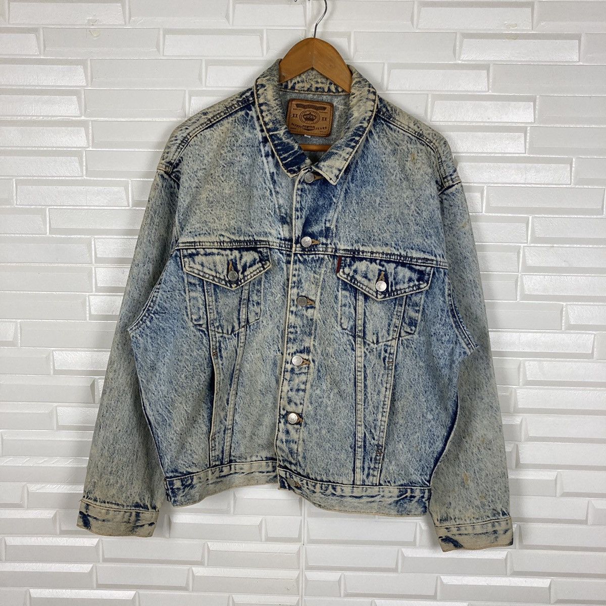 Big John × Vintage 🔥LAST PRICE🔥 Vintage Big John Faded Denim Jacket Size US M / EU 48-50 / 2 - 2 Thumbnail