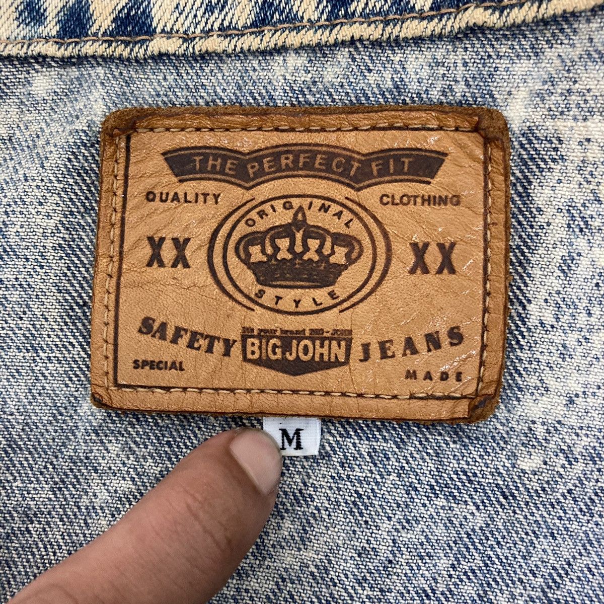 🔥LAST PRICE🔥 Vintage Big John Faded Denim Jacket