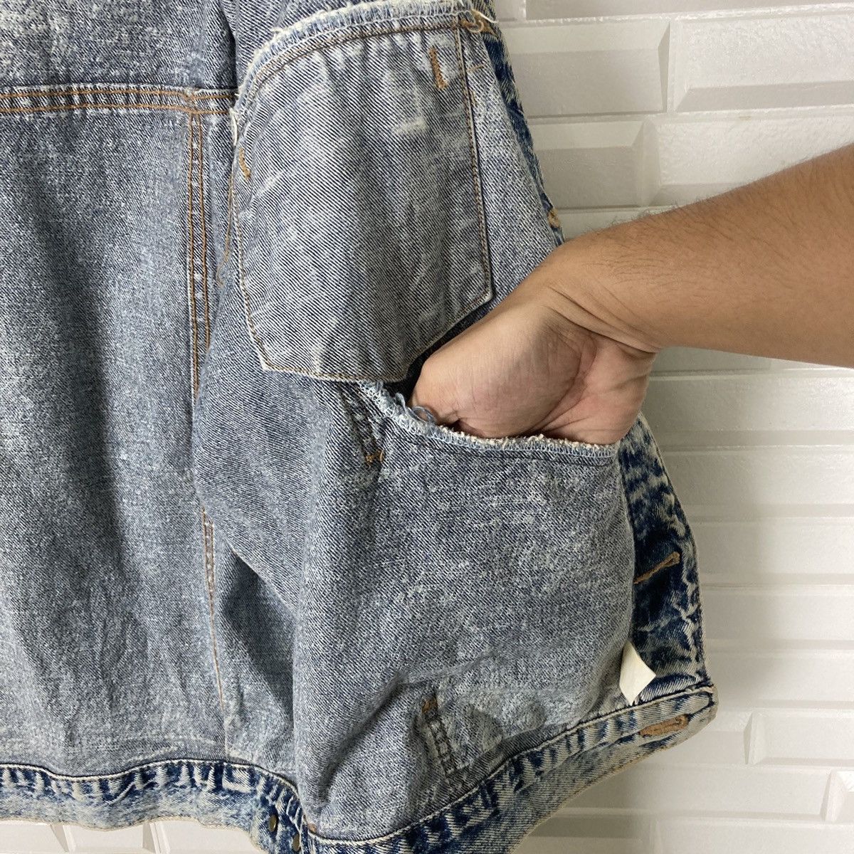 Big John × Vintage 🔥LAST PRICE🔥 Vintage Big John Faded Denim Jacket Size US M / EU 48-50 / 2 - 16 Thumbnail