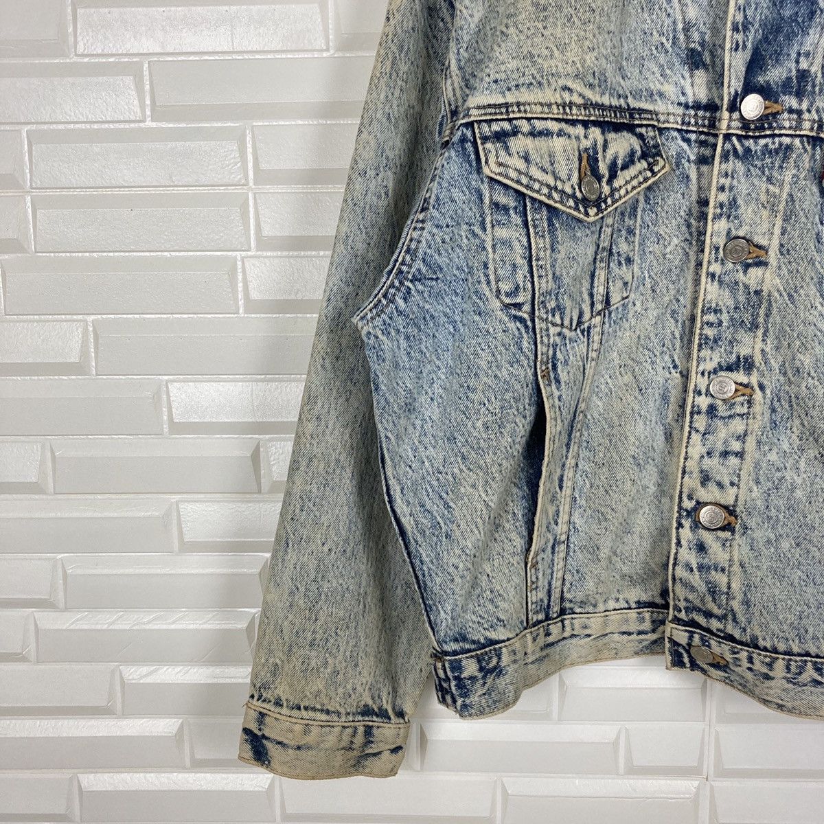Big John × Vintage 🔥LAST PRICE🔥 Vintage Big John Faded Denim Jacket Size US M / EU 48-50 / 2 - 3 Thumbnail