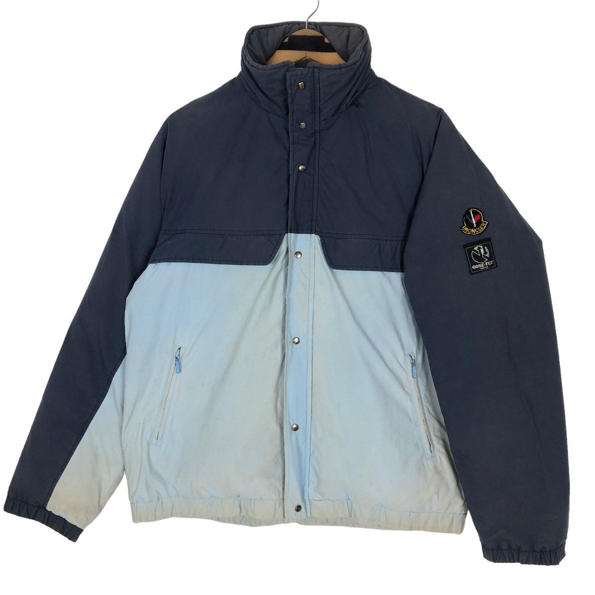 Moncler Vintage 90s Moncler Asics Ski Wear Gore-Tex Down Jacket Size US L / EU 52-54 / 3 - 10 Thumbnail
