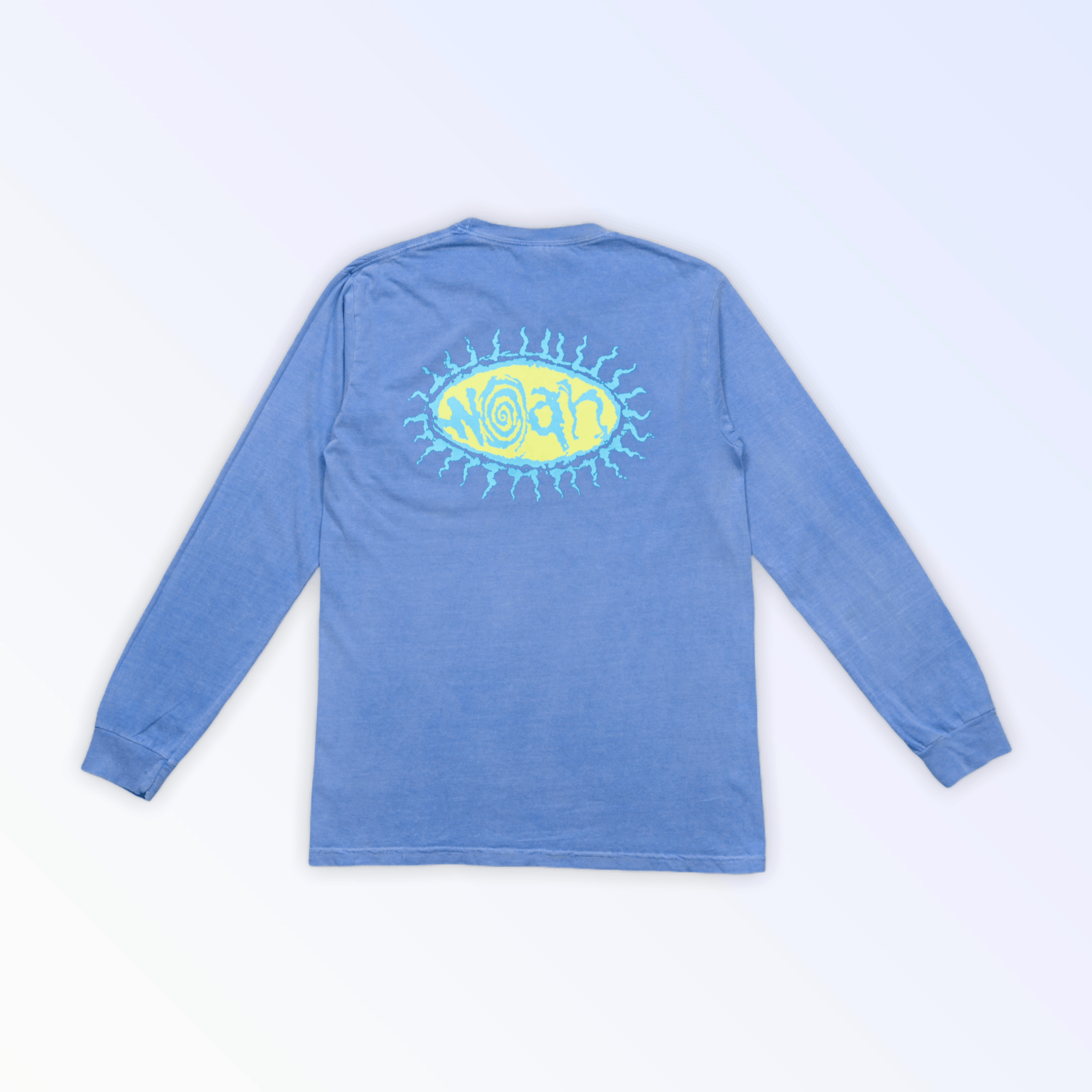 Noah Noah Pretty Logo Purple Pocket Long Sleeve T-Shirt Size US S / EU 44-46 / 1 - 1 Thumbnail