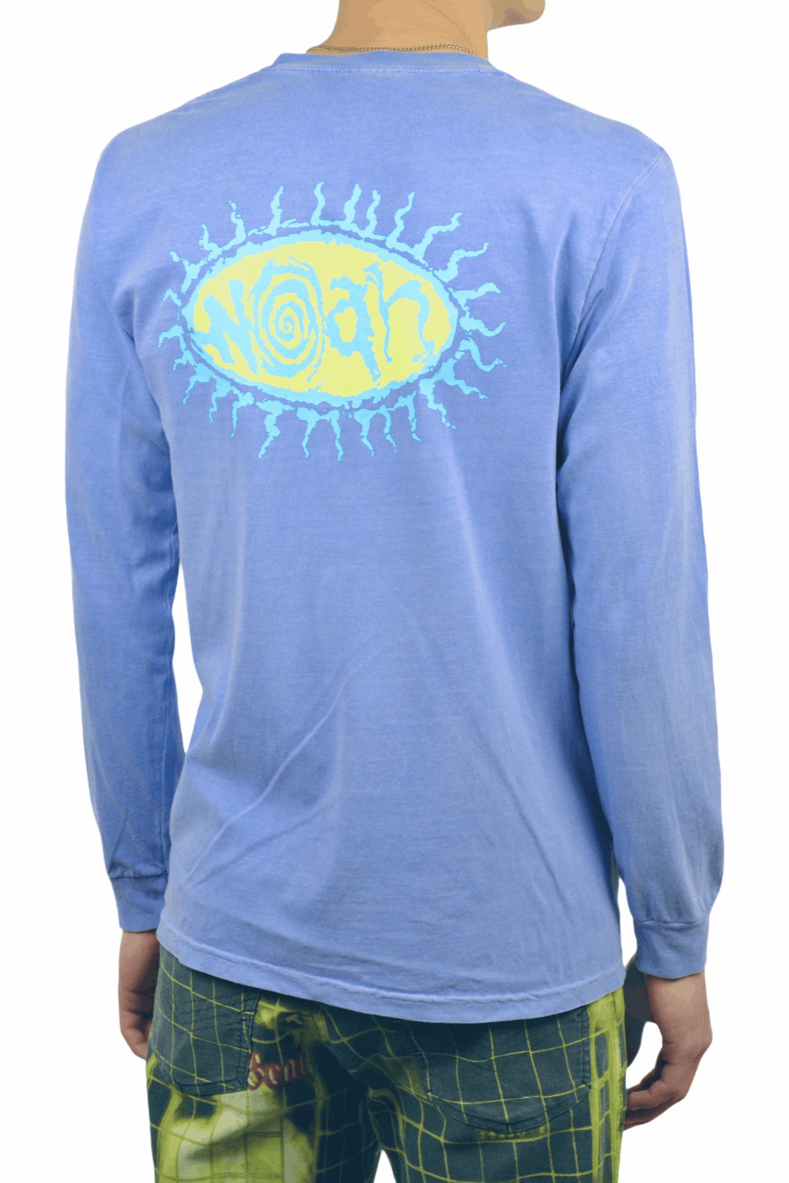Noah Noah Pretty Logo Purple Pocket Long Sleeve T-Shirt Size US S / EU 44-46 / 1 - 2 Thumbnail