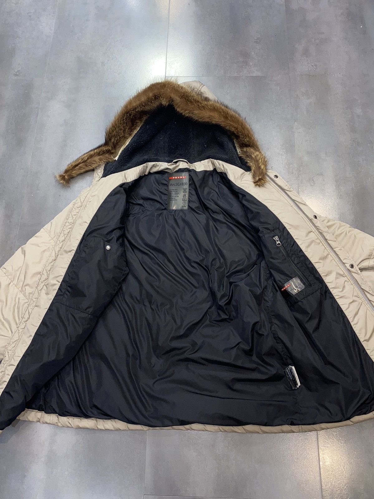 Prada AW07 Prada Beige Technical Hooded Parka Size US M / EU 48-50 / 2 - 16 Thumbnail