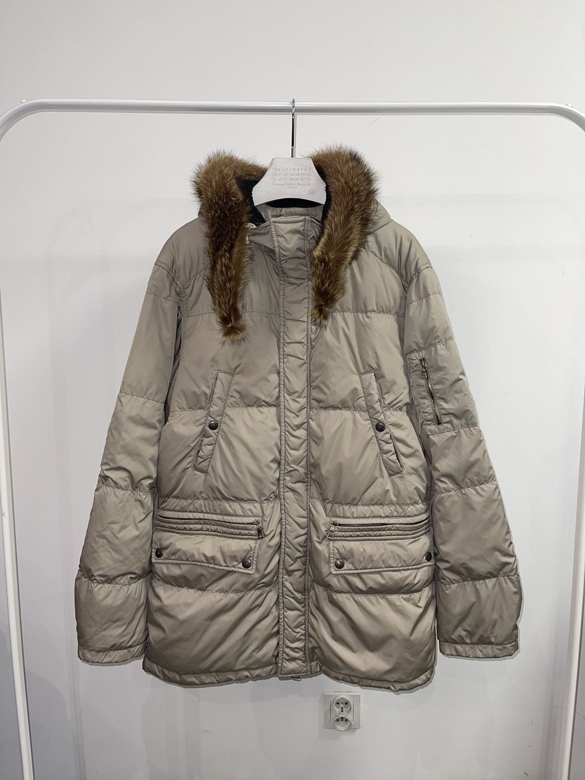 Prada AW07 Prada Beige Technical Hooded Parka Size US M / EU 48-50 / 2 - 2 Thumbnail