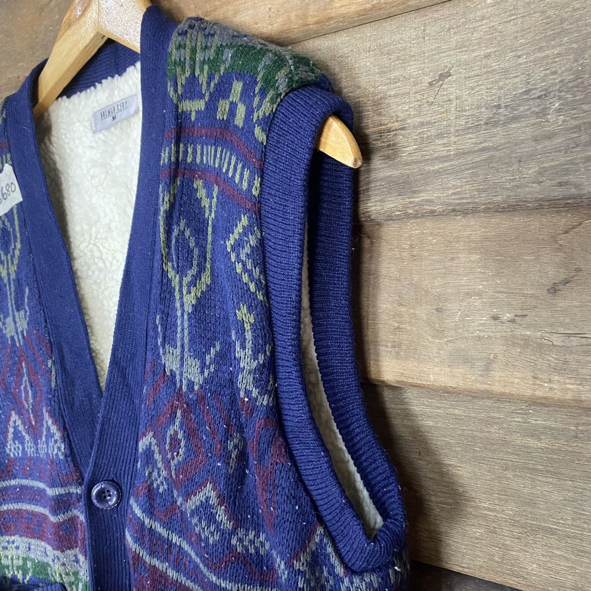 Vintage Bolman Club Blue navajo art fleece Vests #3680 Size US M / EU 48-50 / 2 - 4 Thumbnail