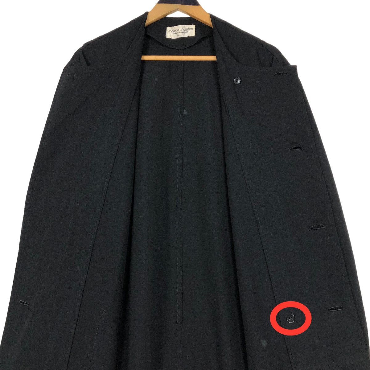 Comme des Garcons Vintage 90s Robe De Chambre Comme Des Garcons Trench Coat Size M / US 6-8 / IT 42-44 - 15 Thumbnail