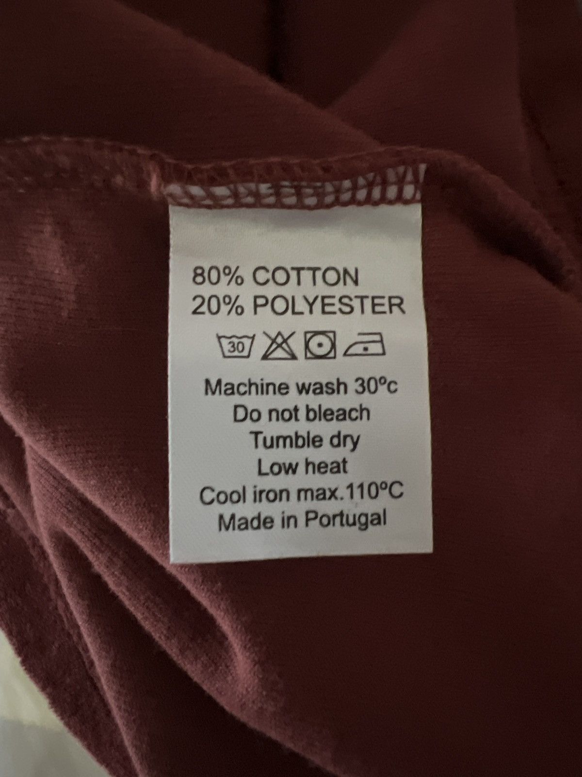 Eric Emanuel Eric Emanuel Terry Cloth Polo EE Maroon Size US M / EU 48-50 / 2 - 5 Thumbnail