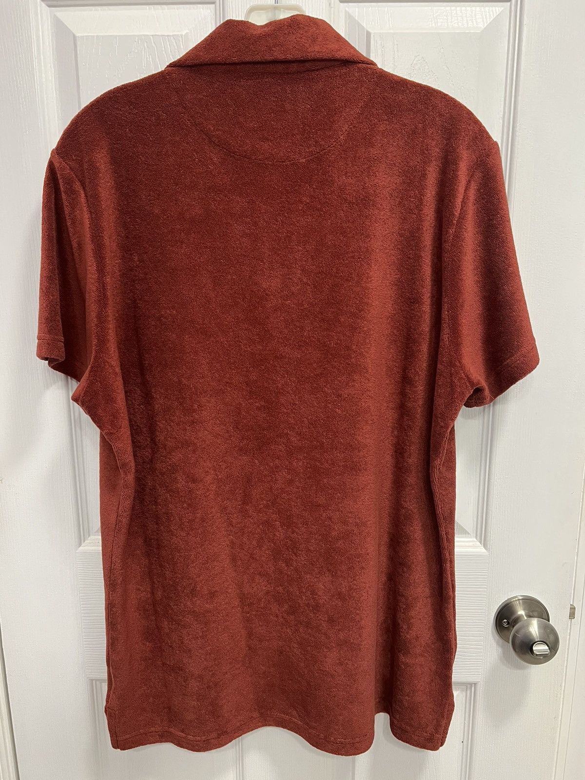 Eric Emanuel Eric Emanuel Terry Cloth Polo EE Maroon Size US M / EU 48-50 / 2 - 4 Thumbnail