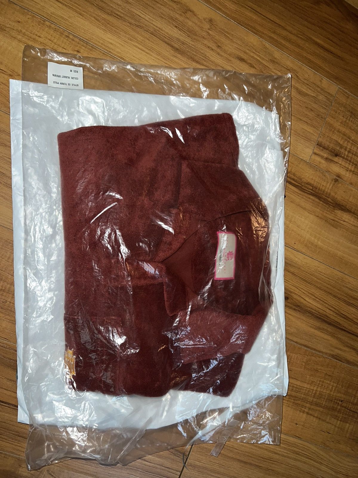 Eric Emanuel Eric Emanuel Terry Cloth Polo EE Maroon Size US M / EU 48-50 / 2 - 1 Thumbnail
