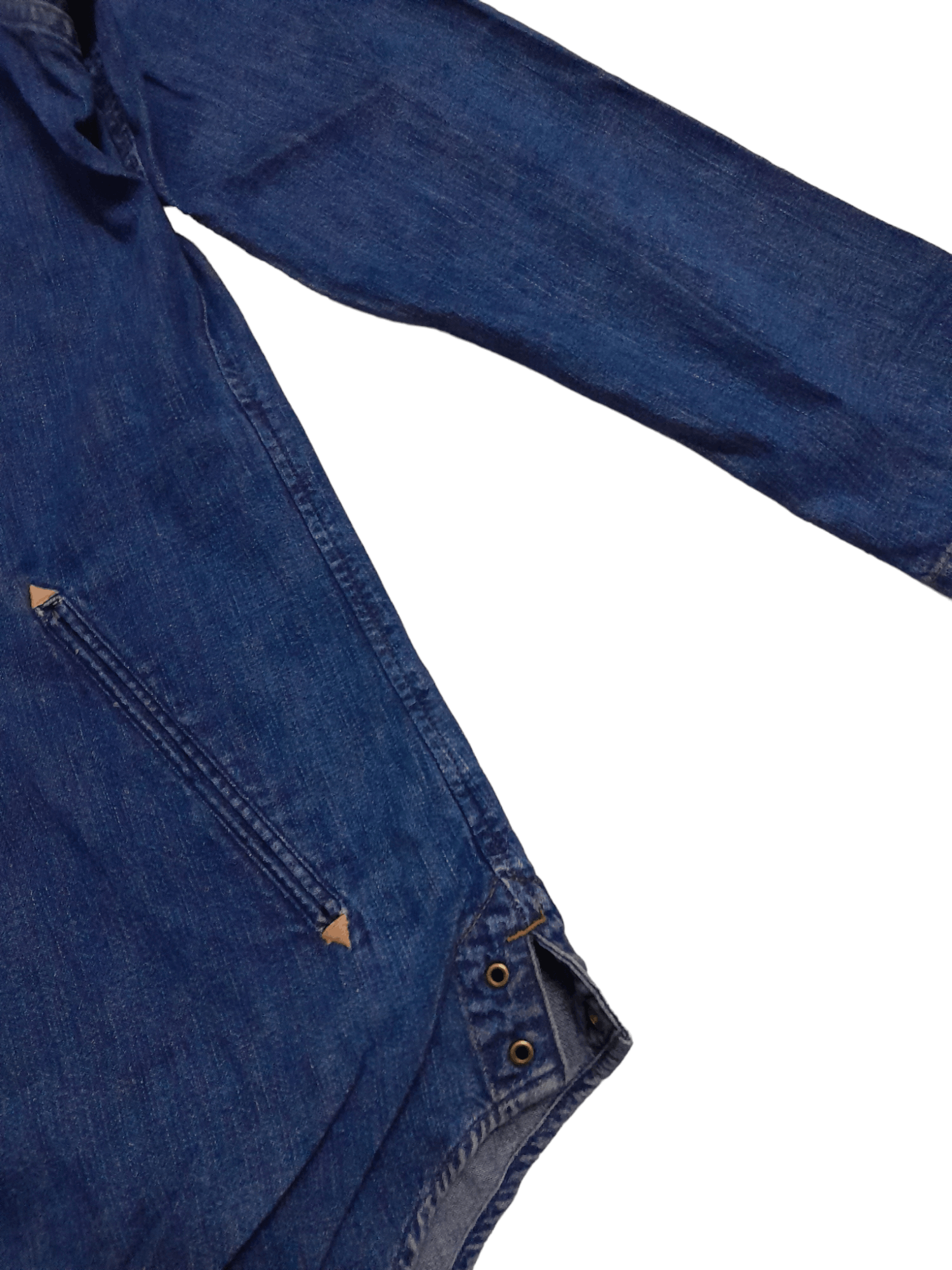 Orslow Orslow Japan Cheongsam Jacket Denim (E832) Size US M / EU 48-50 / 2 - 6 Thumbnail