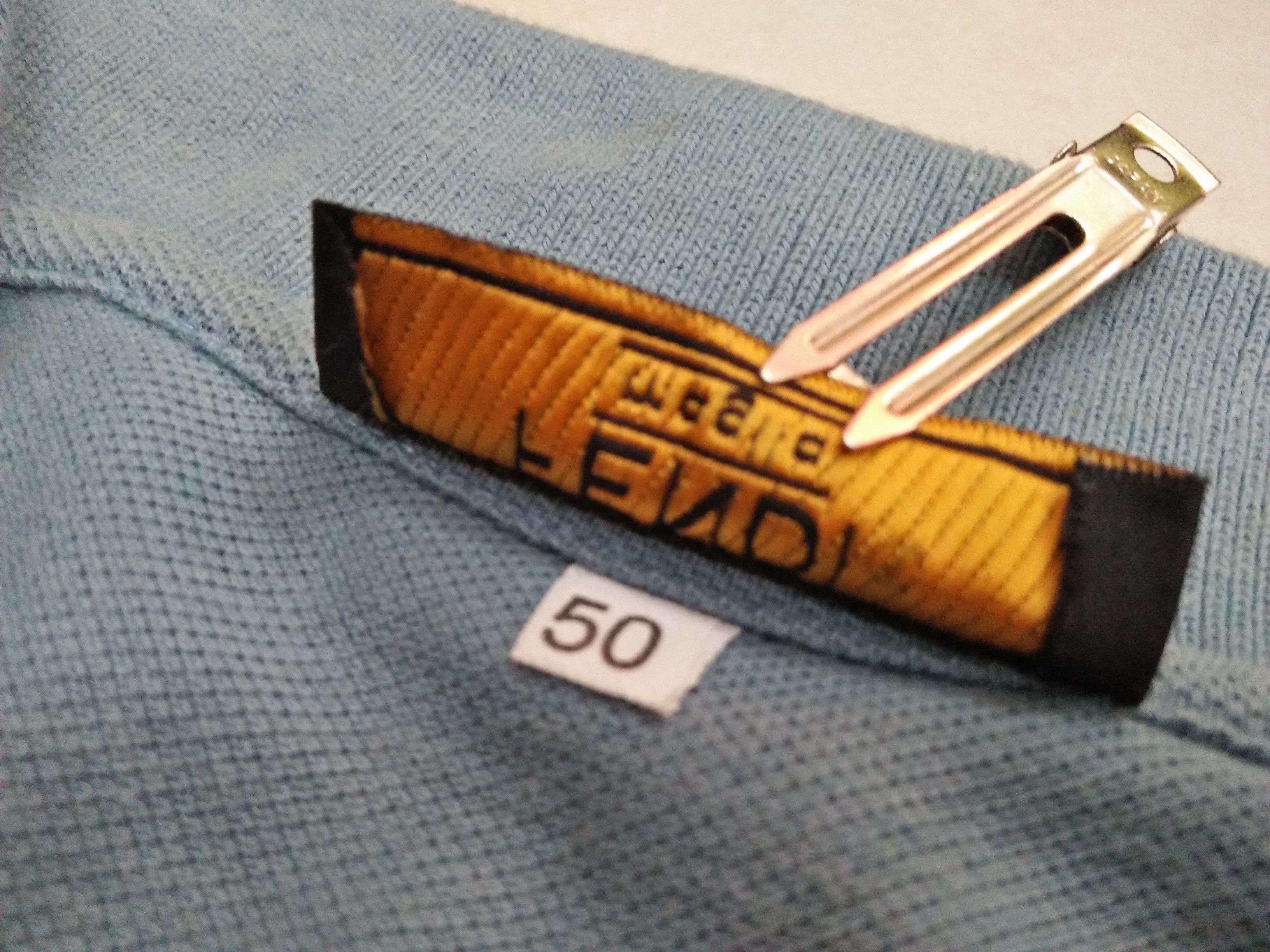 Fendi FENDI Maglia Zucca Vintage Embroidered Made in Italy Polo. Size US XL / EU 56 / 4 - 8 Thumbnail