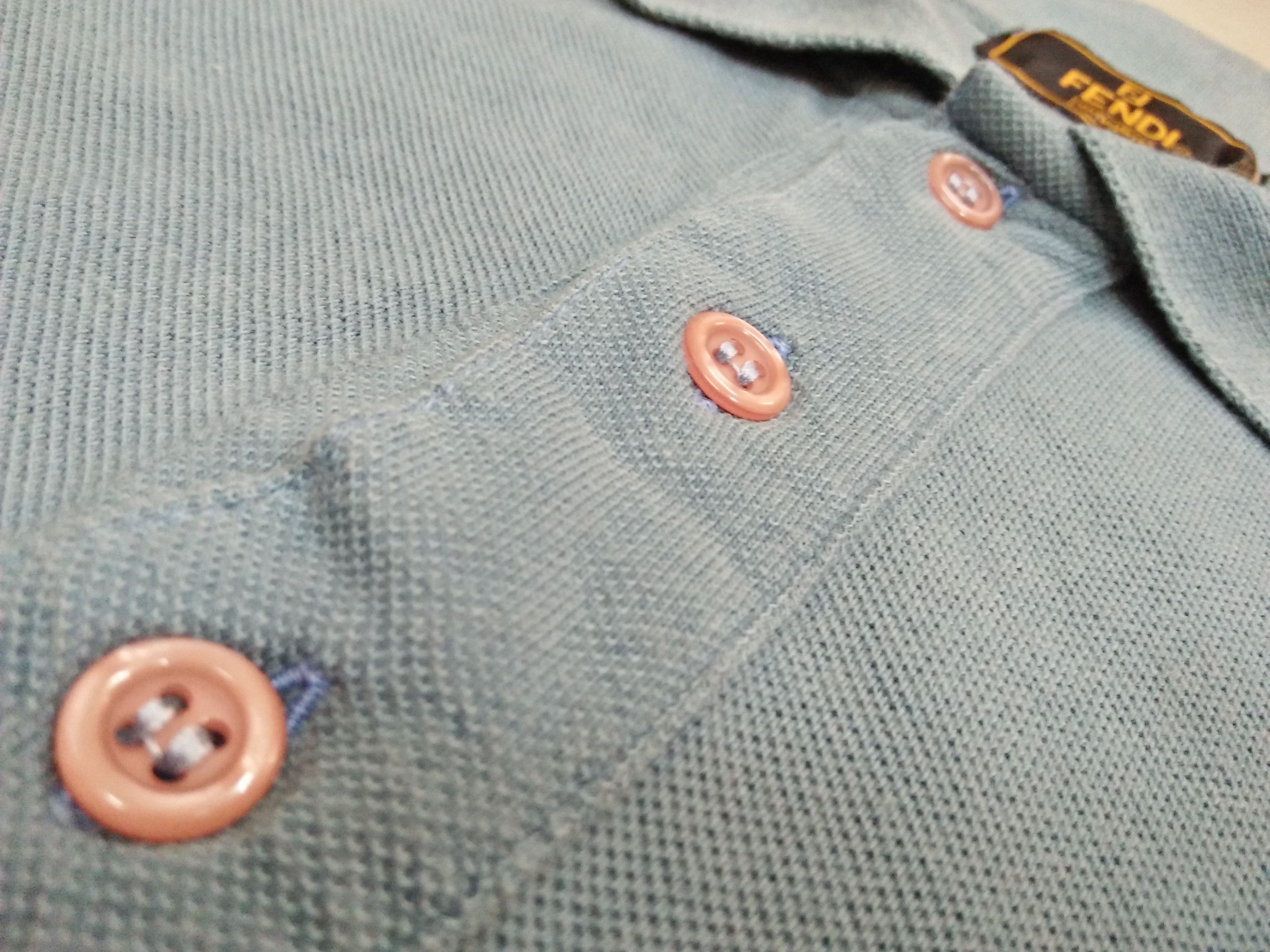 Fendi FENDI Maglia Zucca Vintage Embroidered Made in Italy Polo. Size US XL / EU 56 / 4 - 6 Thumbnail