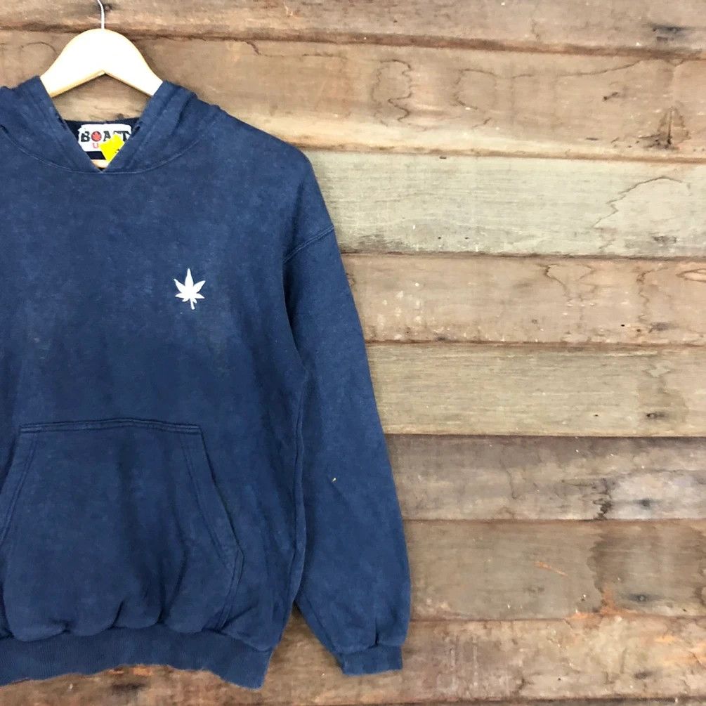 Boast Boast Blue faded marijuana bob marley style Hoodies #2812 Size US S / EU 44-46 / 1 - 11 Thumbnail