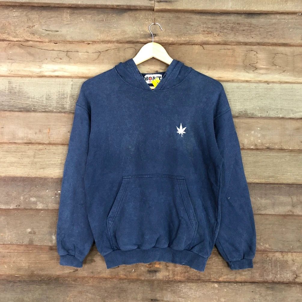 Boast Boast Blue faded marijuana bob marley style Hoodies #2812 Size US S / EU 44-46 / 1 - 13 Thumbnail