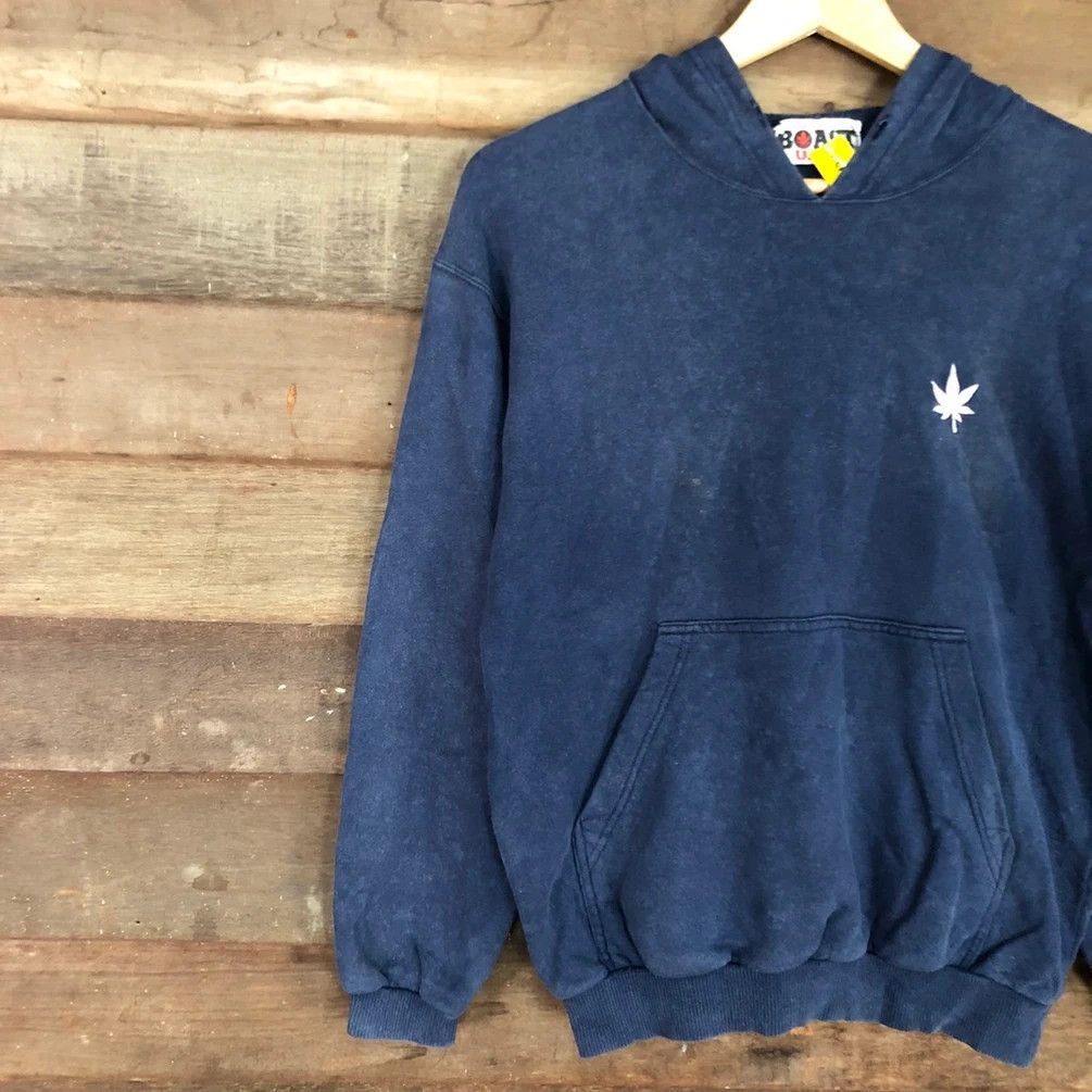 Boast Boast Blue faded marijuana bob marley style Hoodies #2812 Size US S / EU 44-46 / 1 - 9 Thumbnail