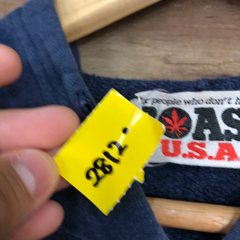 Boast Boast Blue faded marijuana bob marley style Hoodies #2812 Size US S / EU 44-46 / 1 - 5 Thumbnail
