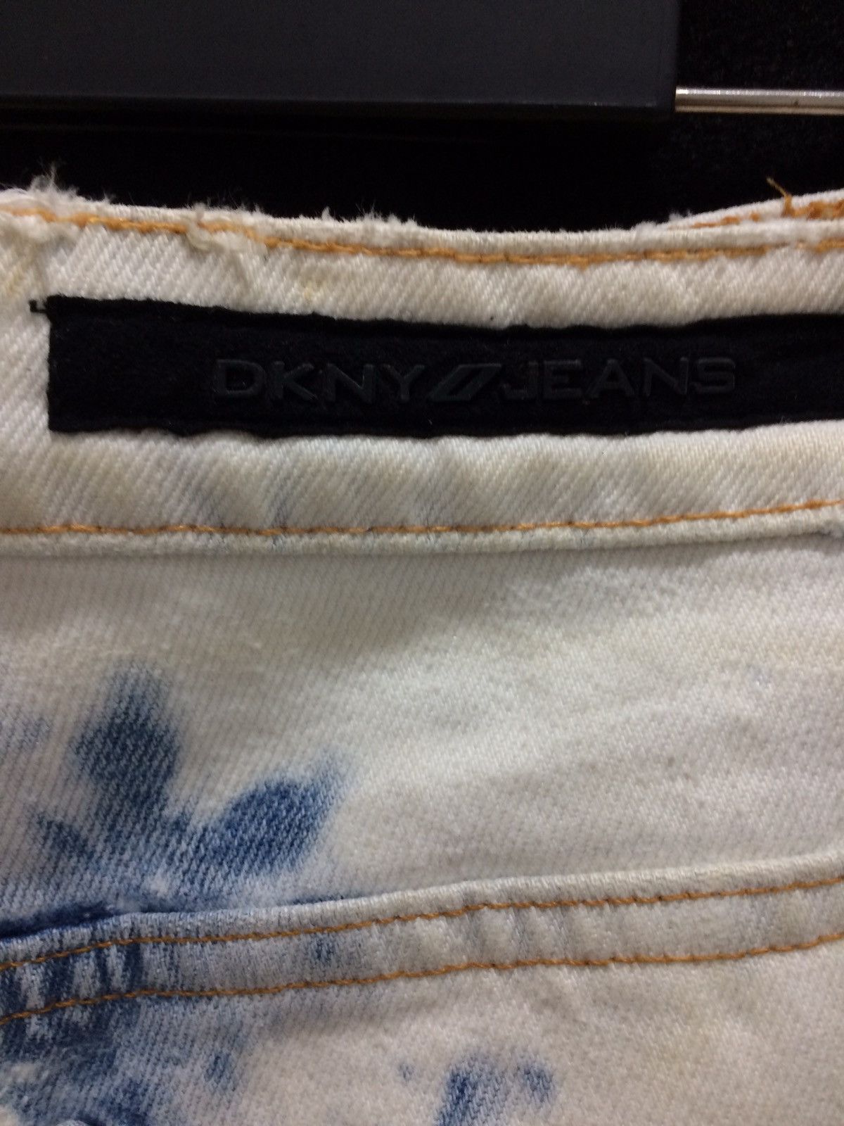 DKNY Vintage DKNY jeans Tie Dye Denim Pant Size US 31 - 6 Thumbnail