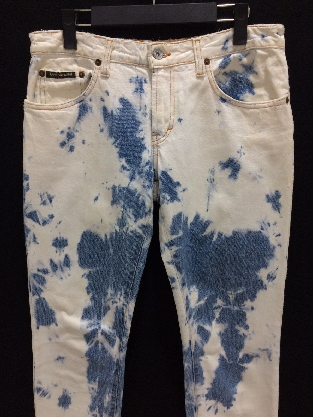 DKNY Vintage DKNY jeans Tie Dye Denim Pant Size US 31 - 2 Thumbnail