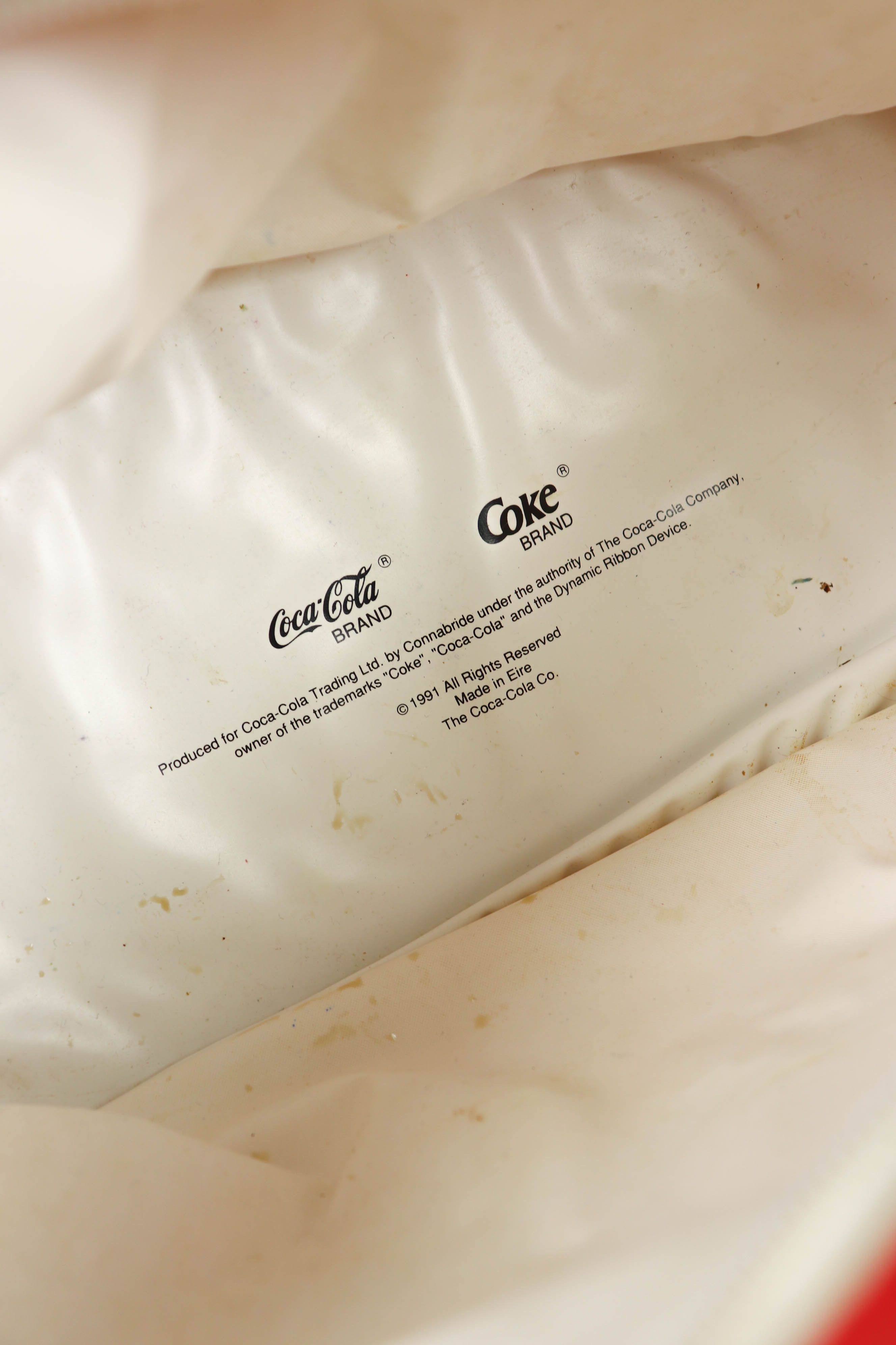 Coca Cola Coca Cola Coke Brand ©1991 Vintage 90s Lunchbox Cooler Bag Size ONE SIZE - 14 Thumbnail