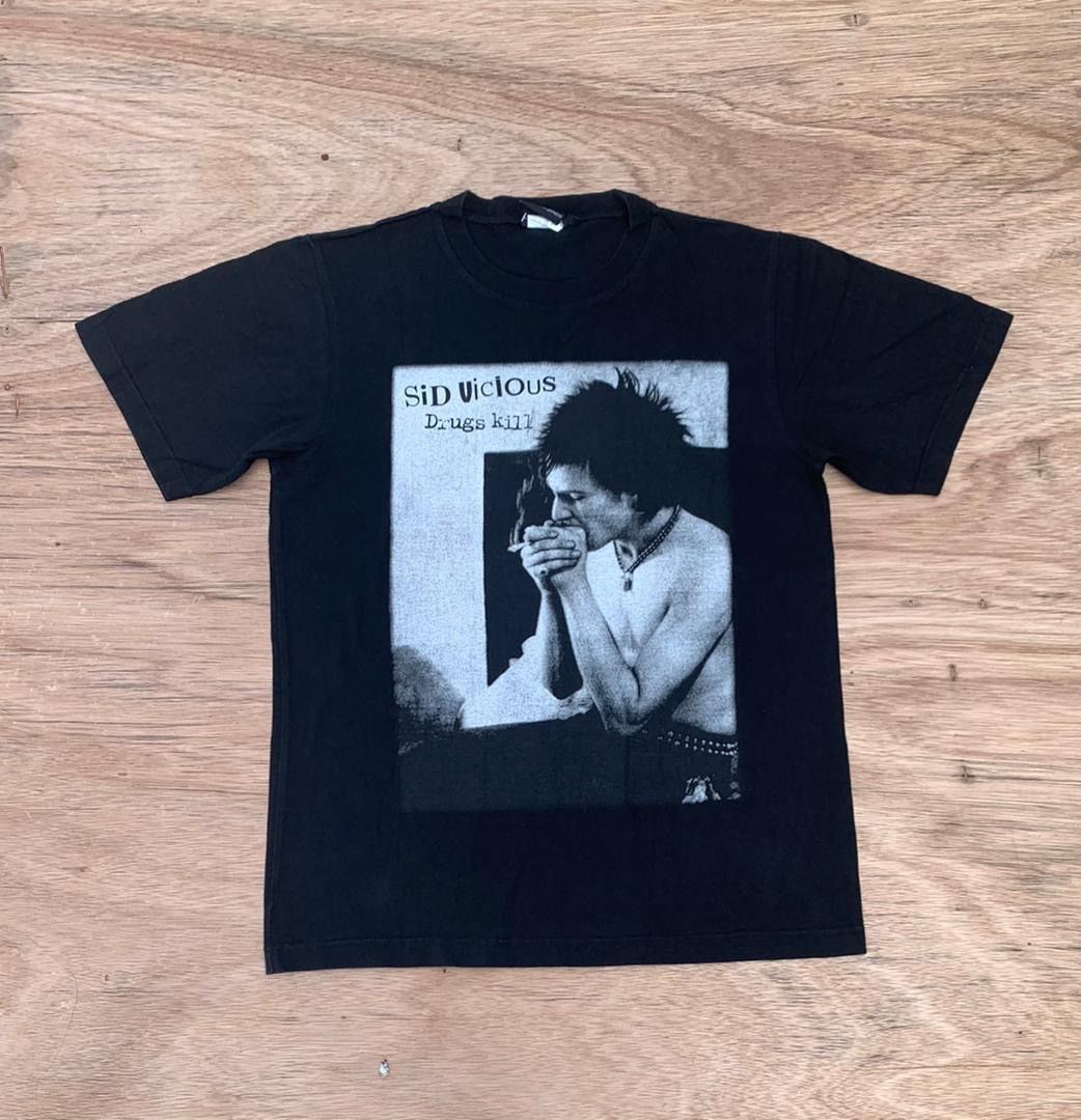 Band Tees × Vintage vintage tee Sid Vicious A39 Size US L / EU 52-54 / 3 - 1 Thumbnail