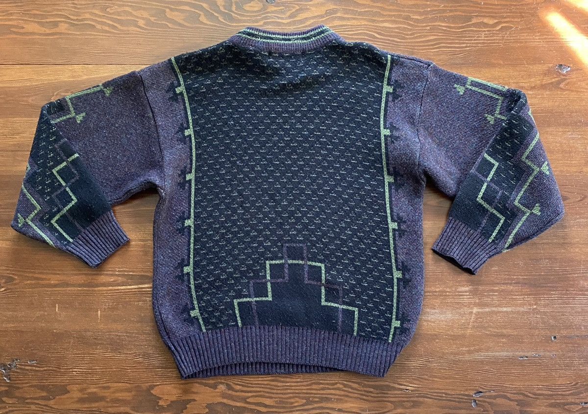 Vintage Vintage 80’s Aggio Abstract Wool Blend Knit Sweater Size US M / EU 48-50 / 2 - 9 Thumbnail