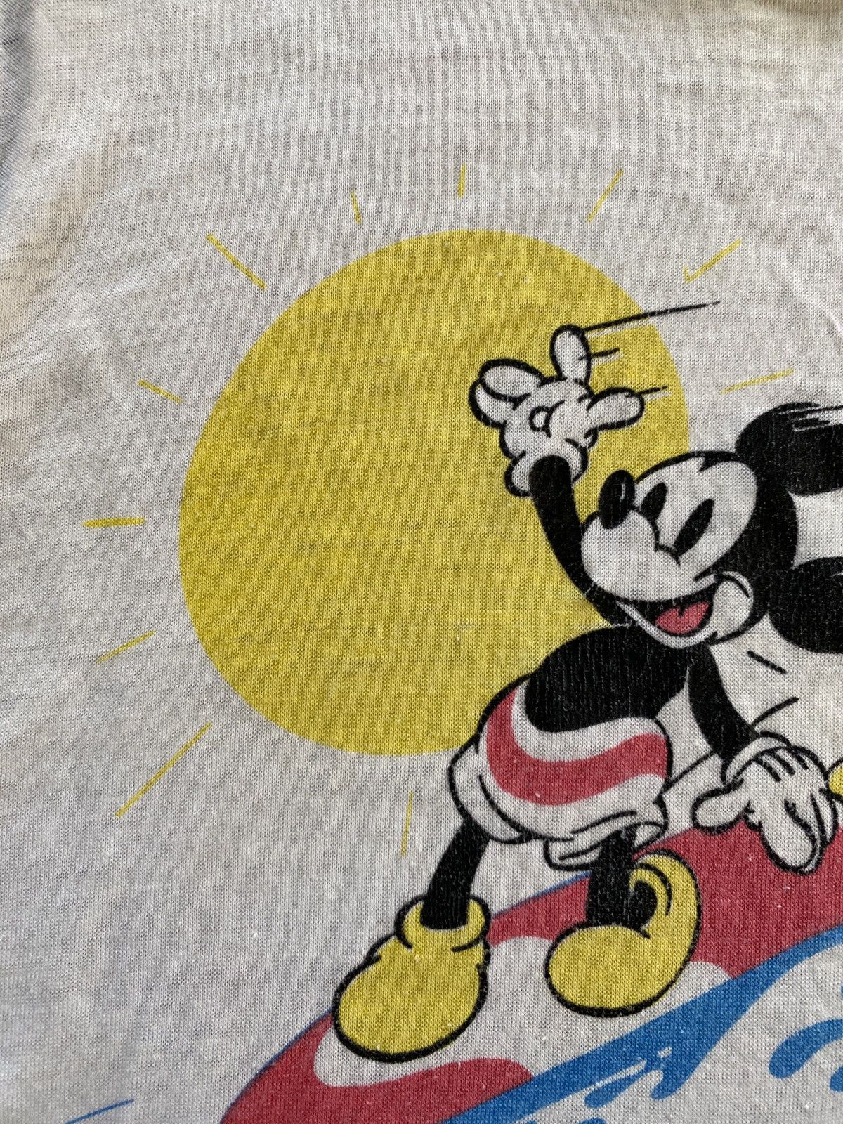 Disney Vintage 60s 70s Mickey Mouse & Donald Duck Surfing Tank Top Size US XS / EU 42 / 0 - 2 Thumbnail
