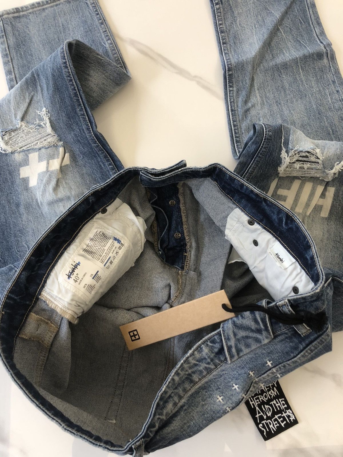 Ksubi Chitch Hi Fi Vertigo Trashed Size US 40 / EU 56 - 11 Thumbnail