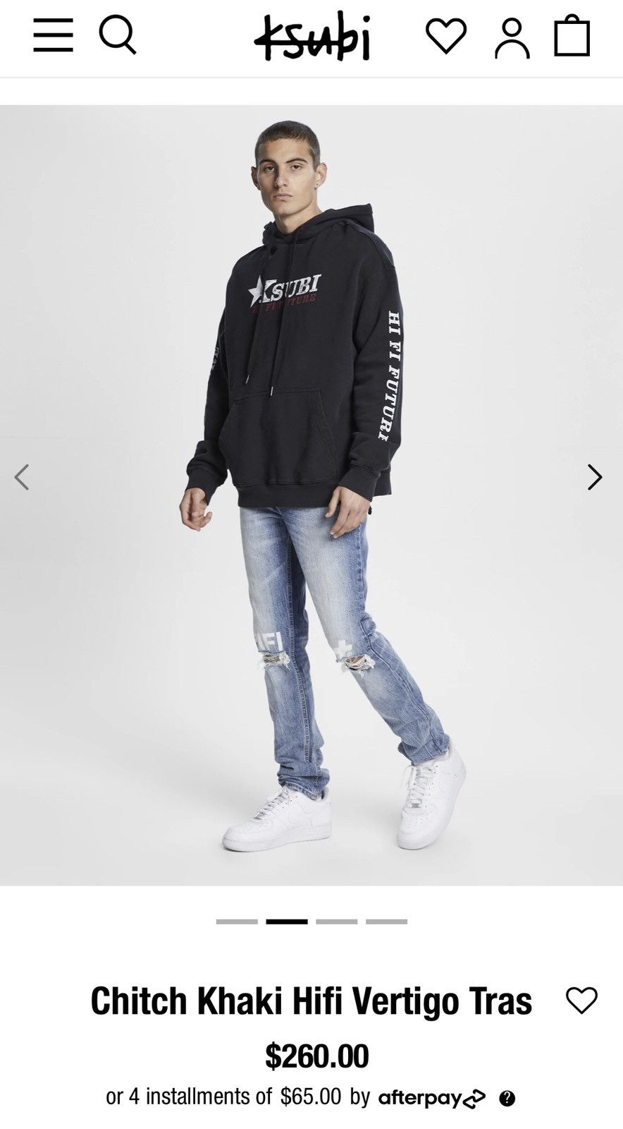 Ksubi Chitch Hi Fi Vertigo Trashed Size US 40 / EU 56 - 13 Thumbnail