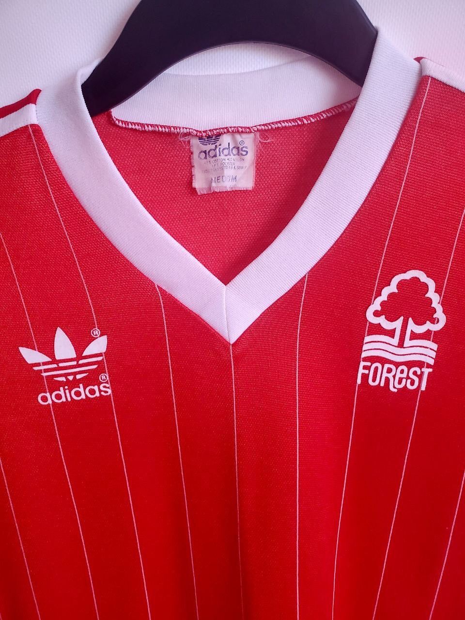 Vintage Nottingham Forest 1981-82 Soccer Jersey VINTAGE rare adidas Size US M / EU 48-50 / 2 - 3 Thumbnail