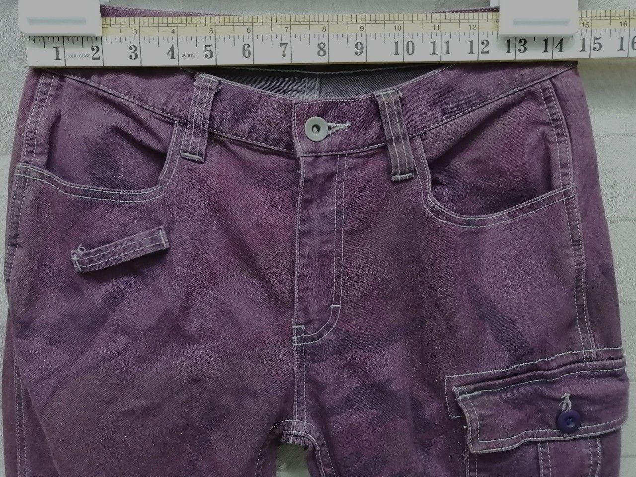 Japanese Brand 🔥RARE!🔥BANDAI Kamen Camo Stretchy Single Pocket Cargo Size US 28 / EU 44 - 6 Thumbnail