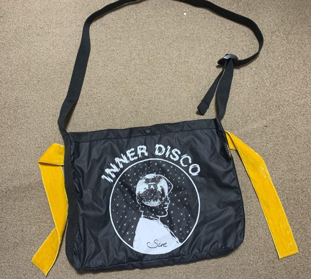 image of Undercover Inner Disco Shoulder Bag in Black, Men's