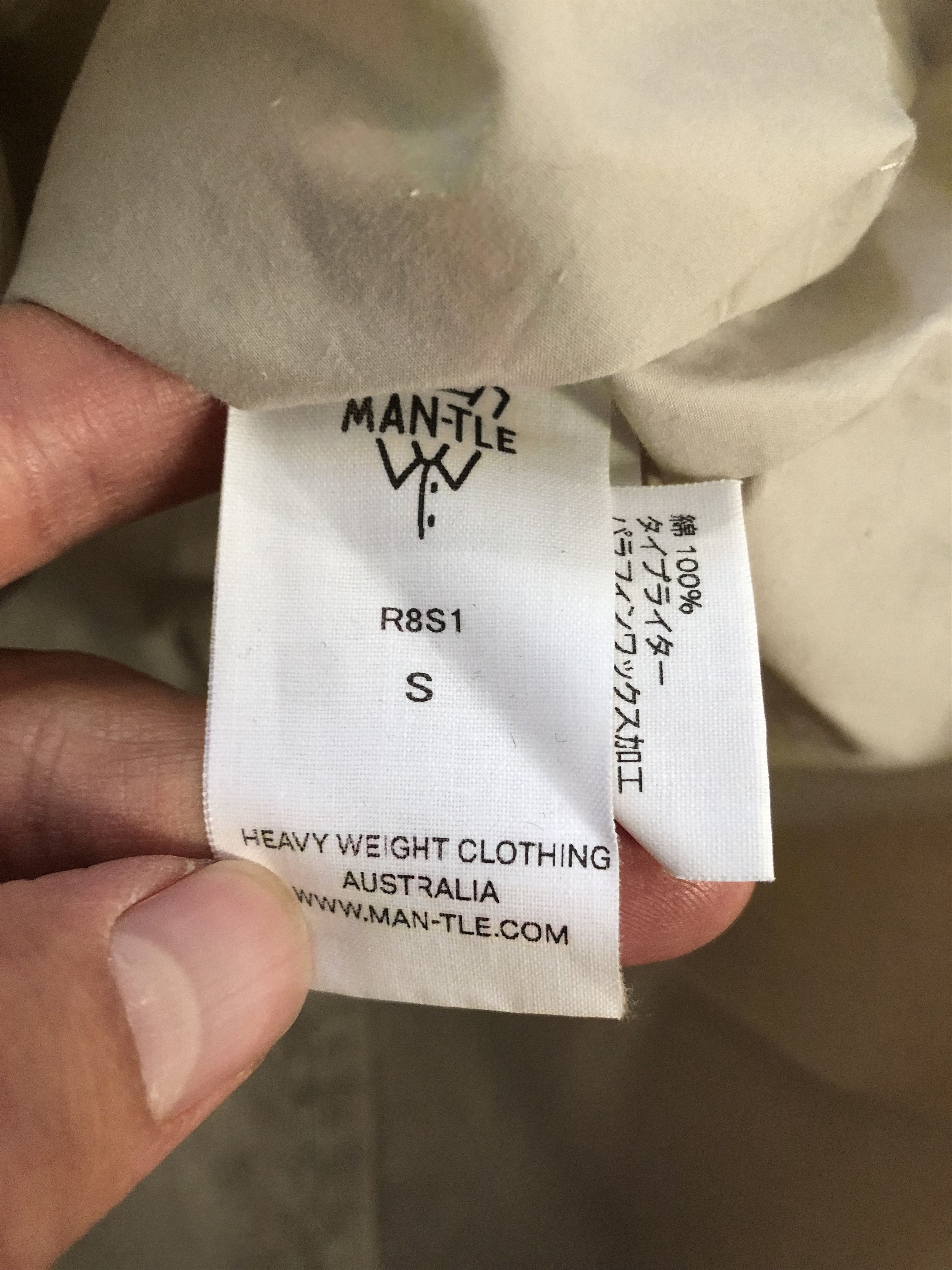 MAN-TLE R8S1 - Mist (Typewriter) Size US S / EU 44-46 / 1 - 10 Thumbnail