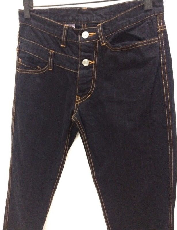image of Final Home x Issey Miyake Final Homme Double Waist Denim Pant, Men's (Size 28)