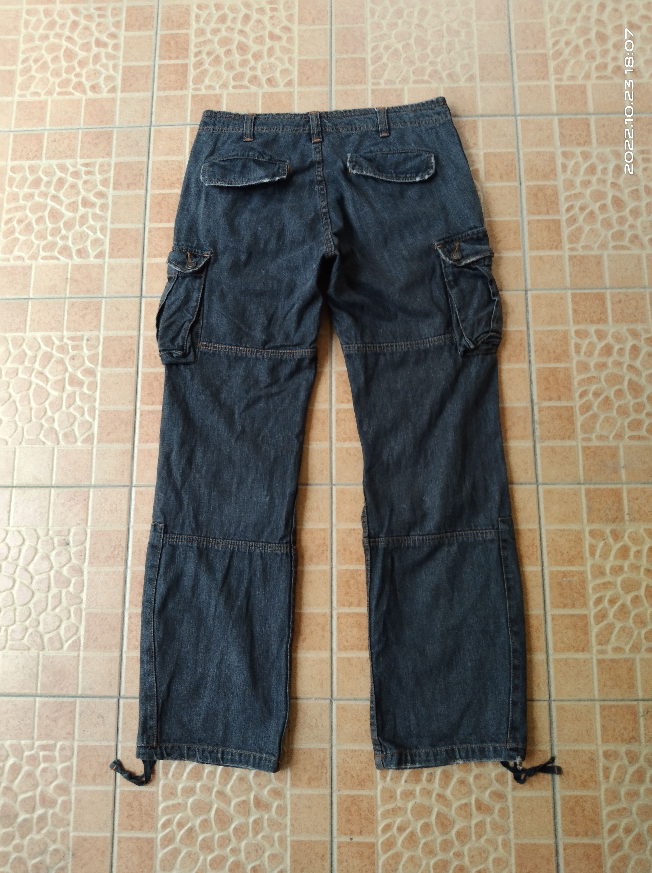 Japanese Brand BONDAGE ZIPPER CARGO PANTS JUNGLE STORM Size US 31 - 3 Thumbnail