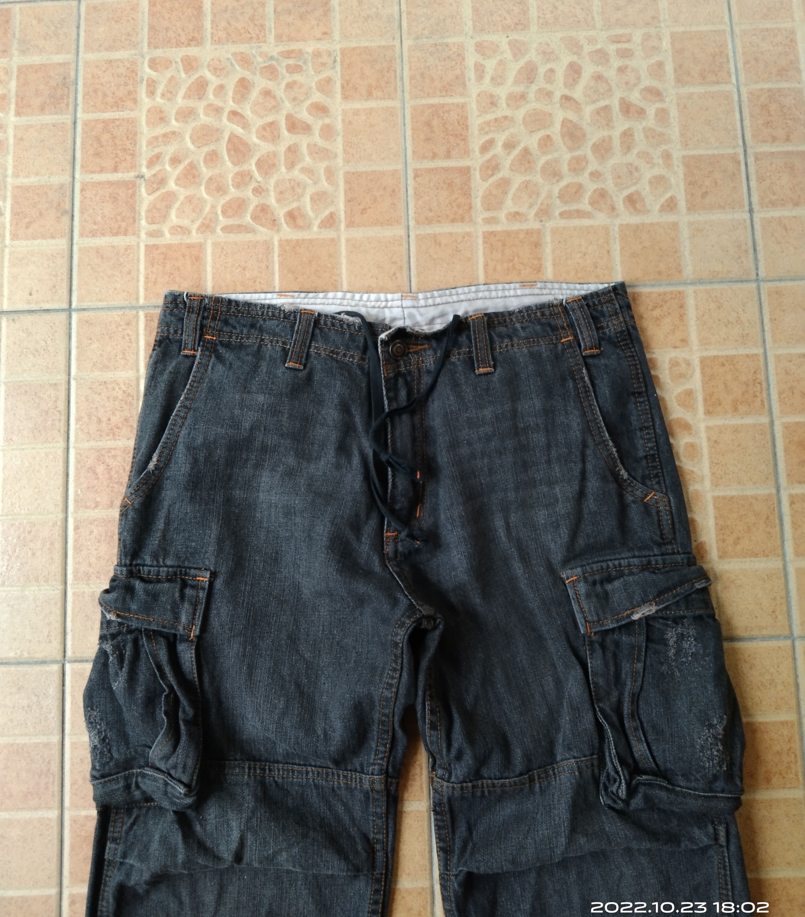 Japanese Brand BONDAGE ZIPPER CARGO PANTS JUNGLE STORM Size US 31 - 4 Thumbnail